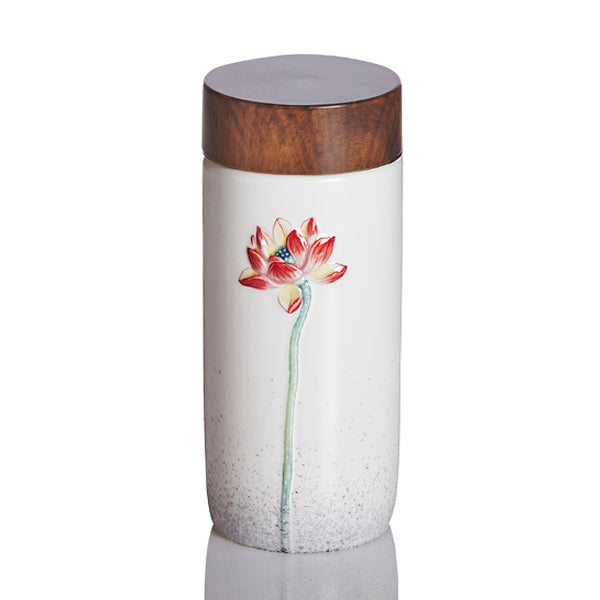 Lotus Beauty Tea Tumbler-1