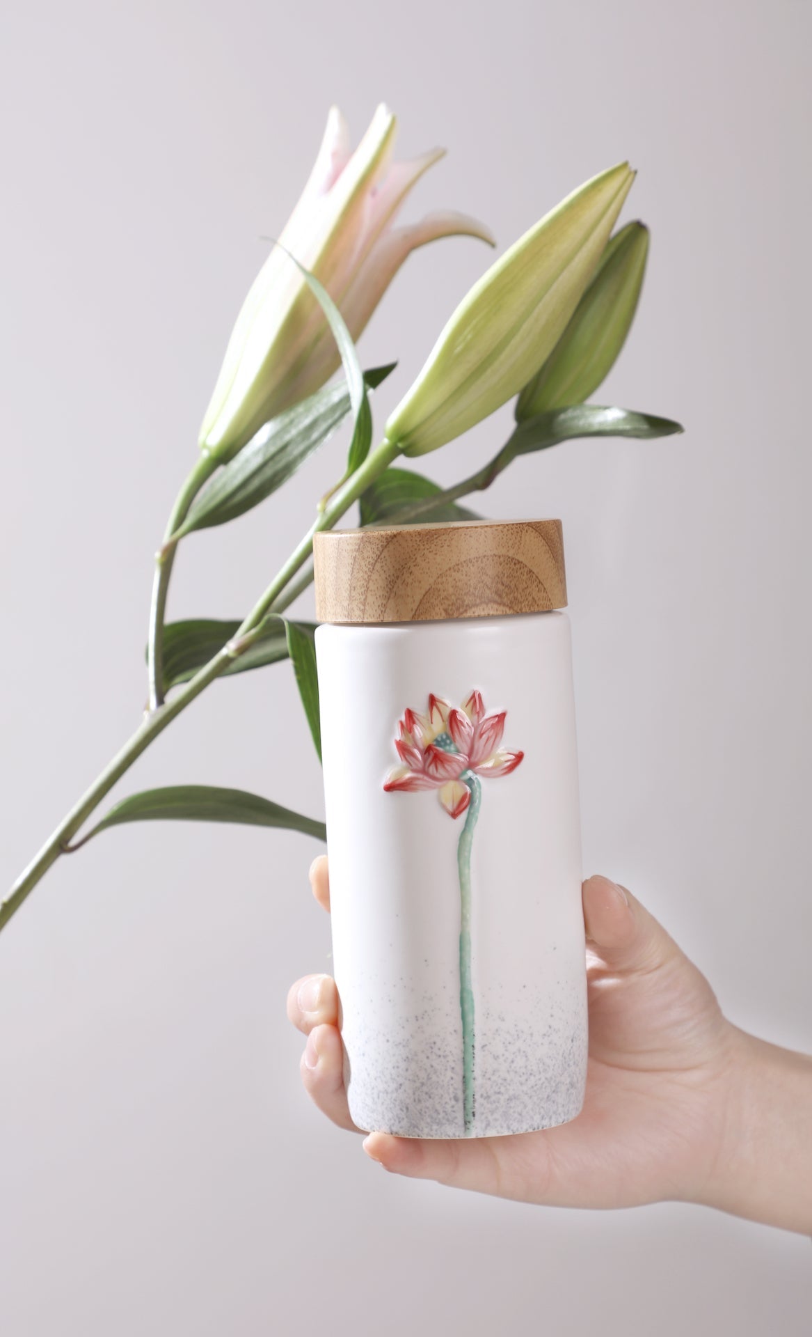 Lotus Beauty Tea Tumbler-4