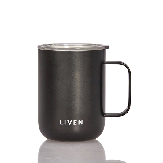 Liven Glow™ Ceramic-Coated  Stainless Steel Camp Mug 16 oz-0