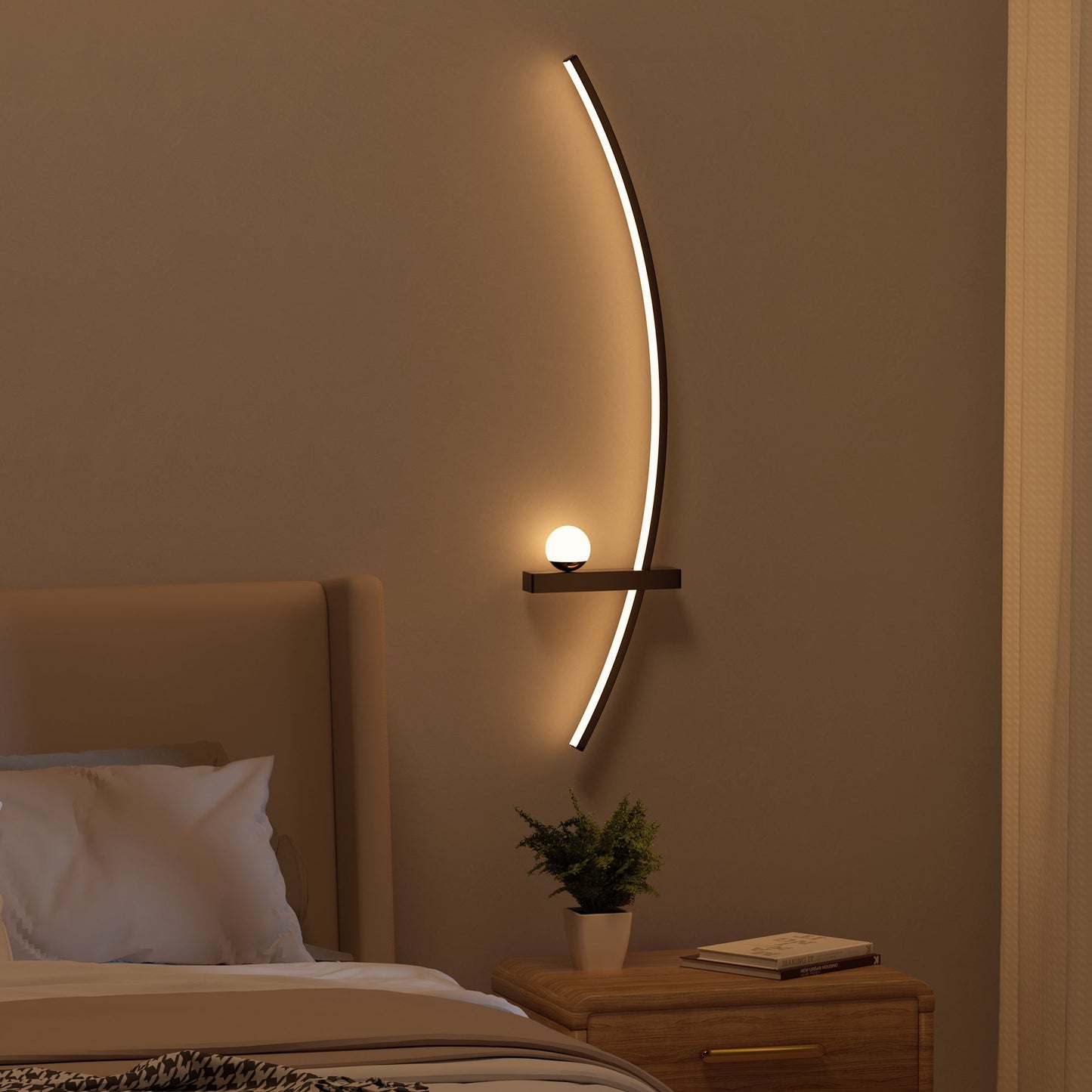 2Pack Bedside Wall Lamp-2