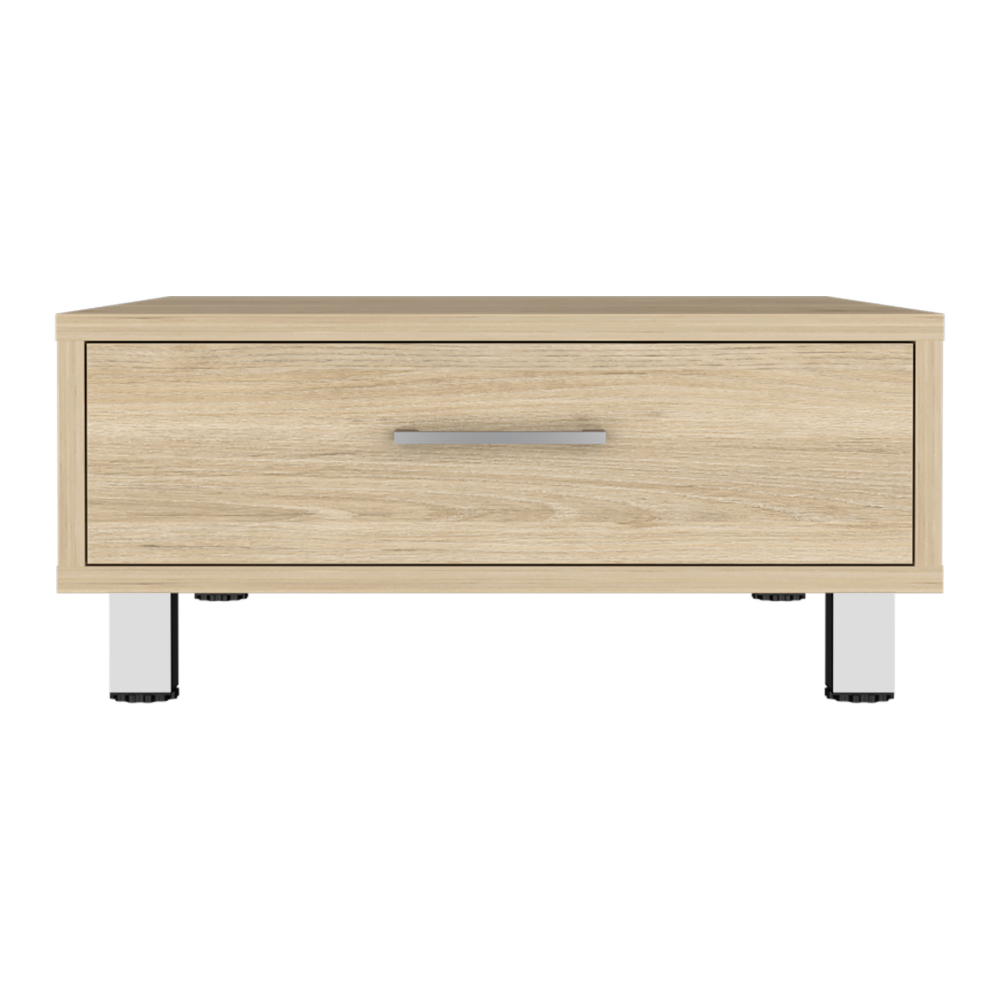 Coffee Table Albuquerque, One Drawer, Light Pine Finish-2