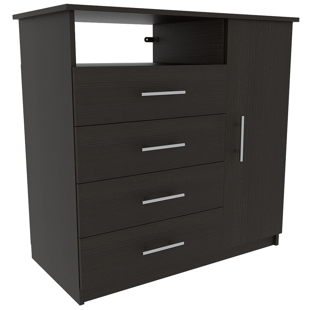 Dresser Beaufort, Four Drawers, Black Wengue Finish-3