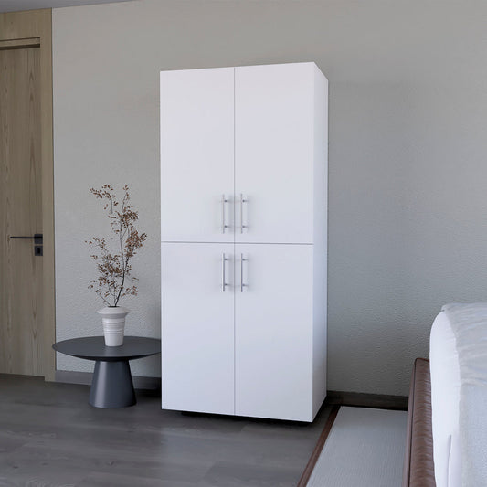 Armoire Moscow, Bedroom, White-0