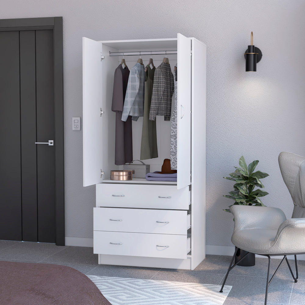 Armoire Ramey, Bedroom, White-3