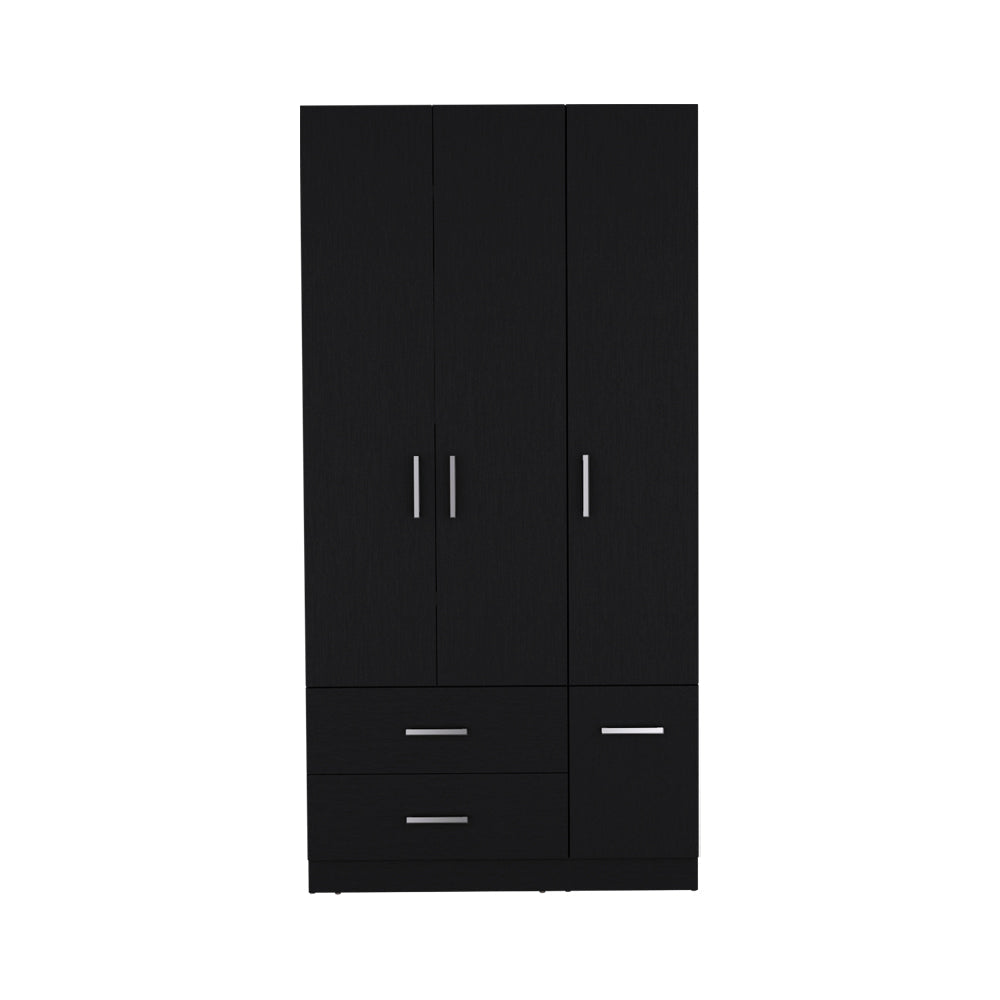 Four Door Armoire Crosby, Bedroom, Black-1