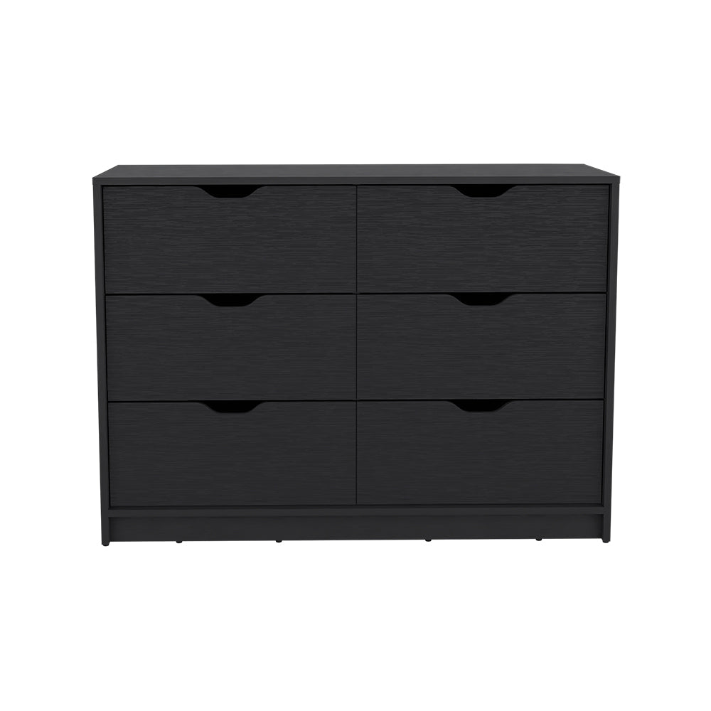 Dresser Curio, Four Drawers, Black Wengue Finish-4