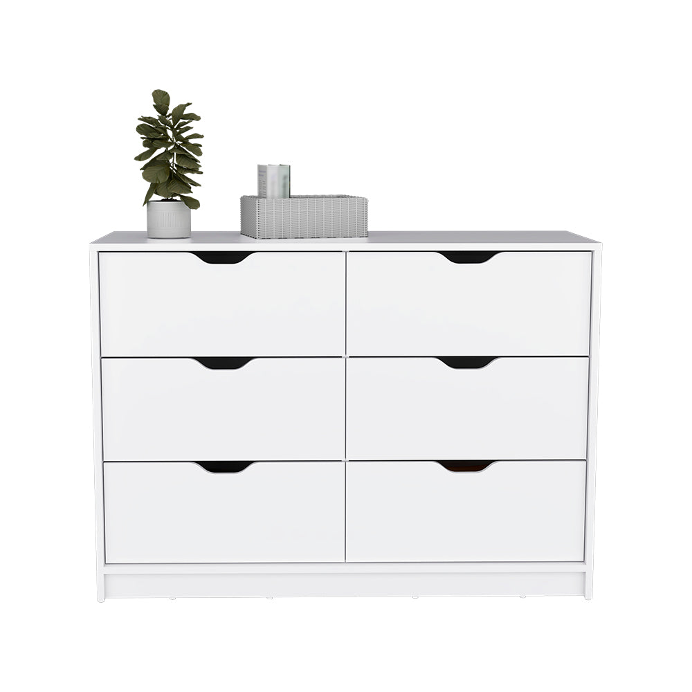 Dresser Curio, Four Drawers, White Finish-3