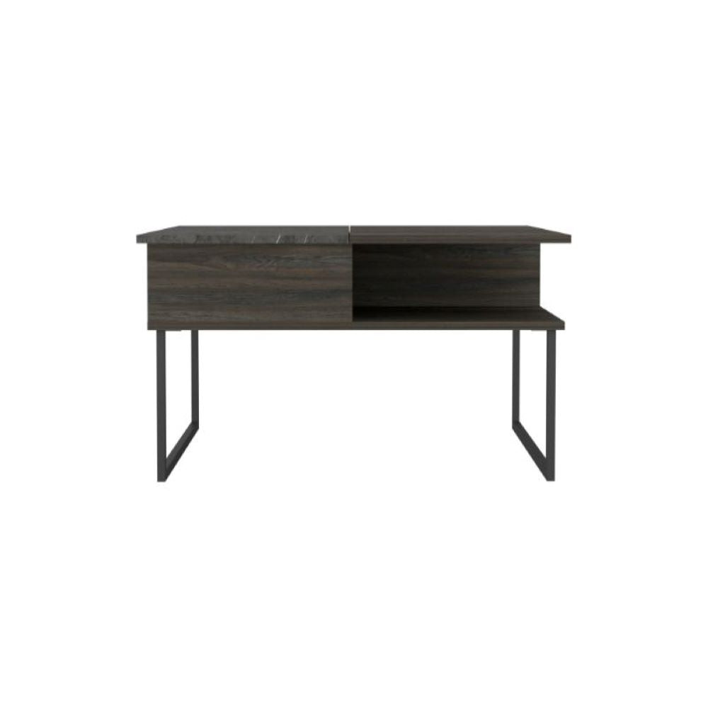 Lift Top Coffee Table Juvve, One Shelf, Carbon Espresso / Onyx Finish-3