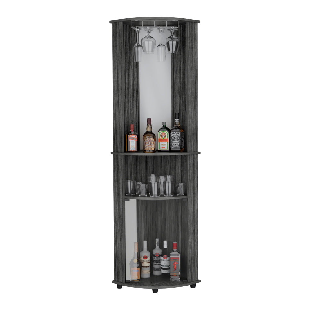 Bar Cabinet Corner,Bar Cabinet, Rialto, Smokey Oak, Smokey Oak Finish-2