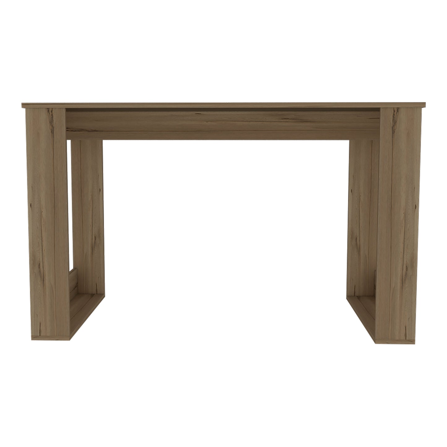 Computer Desk Albion with Ample Worksurface and Legs, Light Oak Finish-2