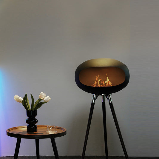 Tripod Indoor + Outdoor Ethanol Fireplace-0