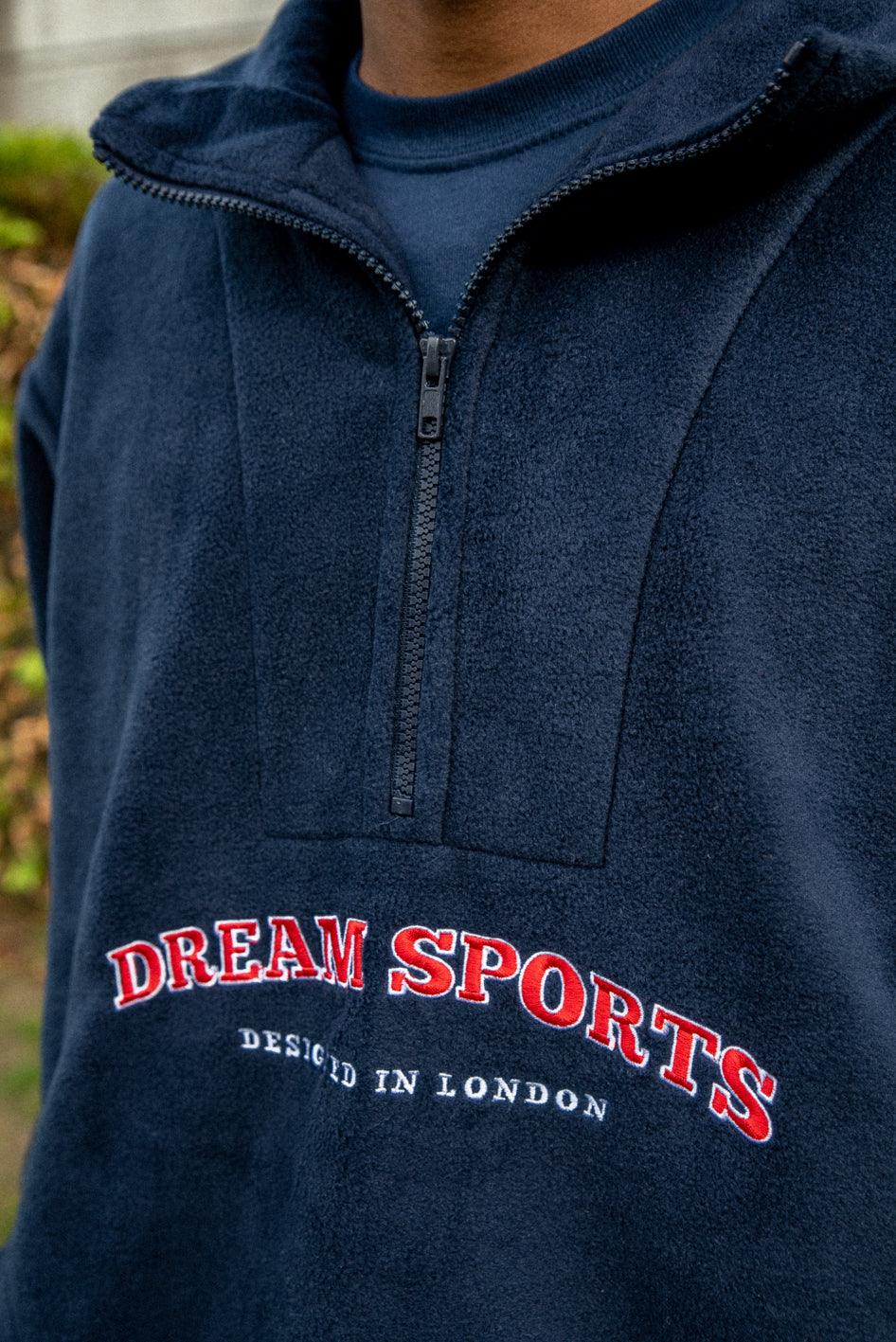 Fleece in Navy with Dream Sports Embroidery-3