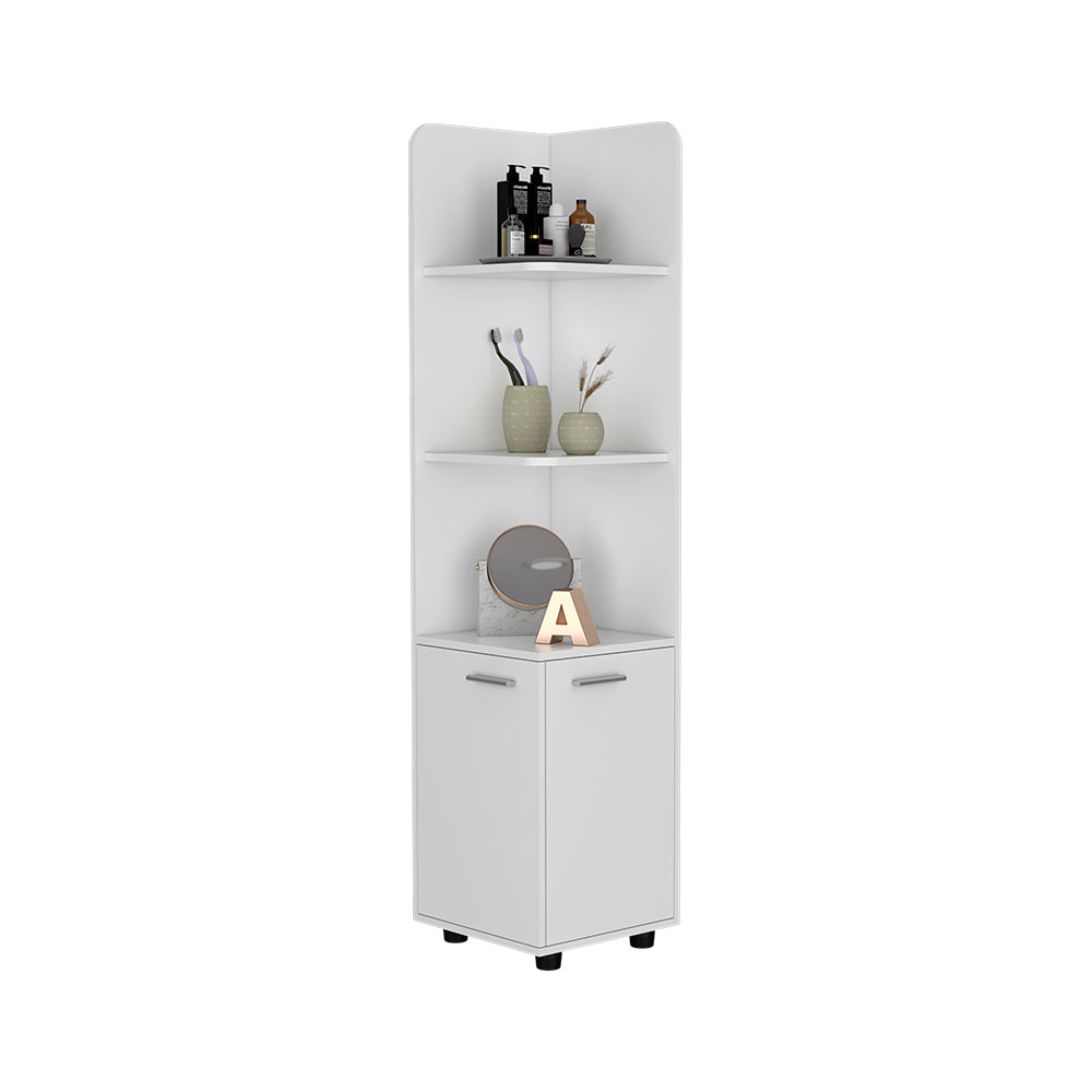 Freestanding cabinet Kairatu, One Drawer, White Finish-2