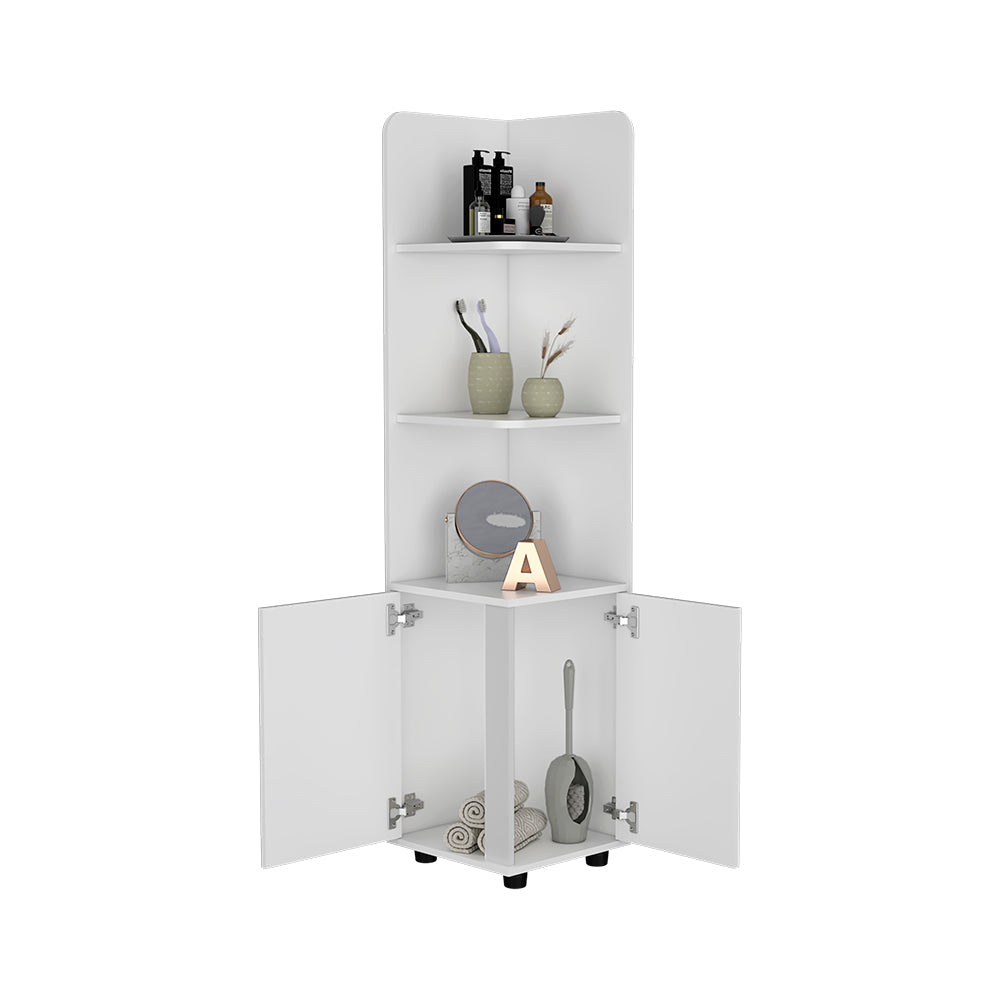 Freestanding cabinet Kairatu, One Drawer, White Finish-3