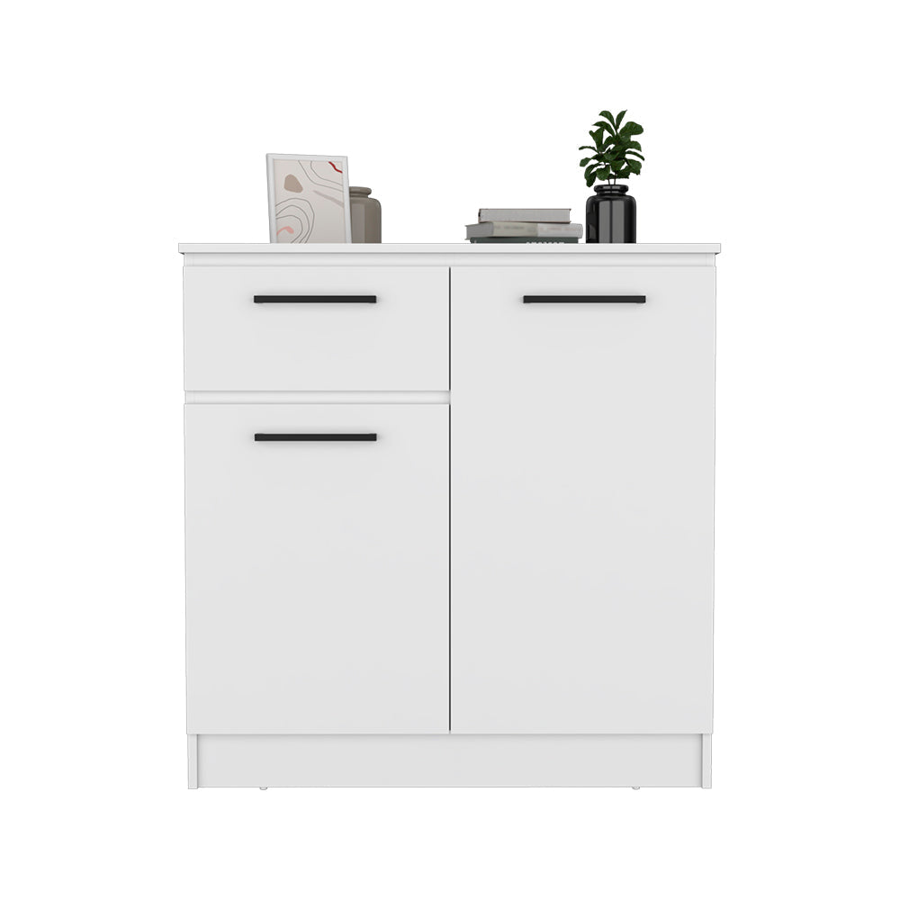 Multi-Functional Dresser Carlin, Top Surface as TV Stand, White Finish-2