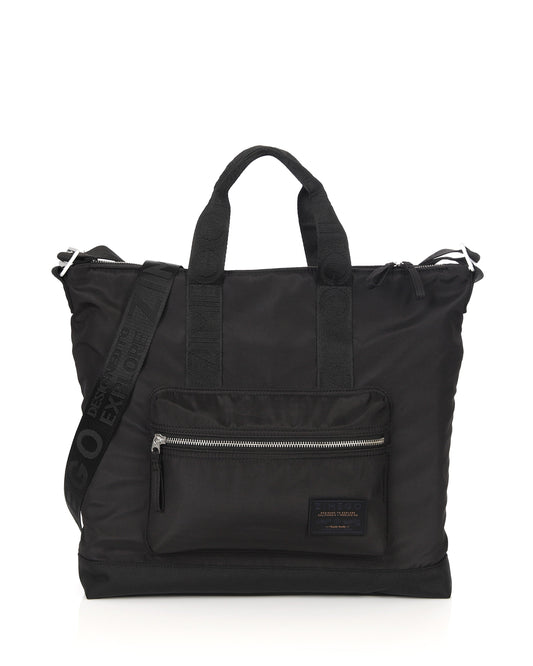 Zimego Unisex Classic Zip Pocket Laptop Tote - ZB103-0