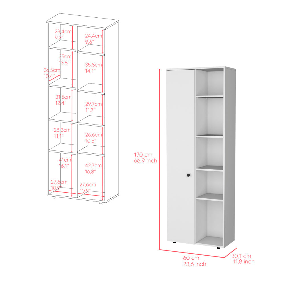 Multistorage Kitchen Pantry Lane, Kitchen, White-2