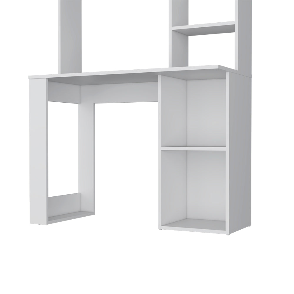 Desk Ryndon, Hutch, White Finish-2