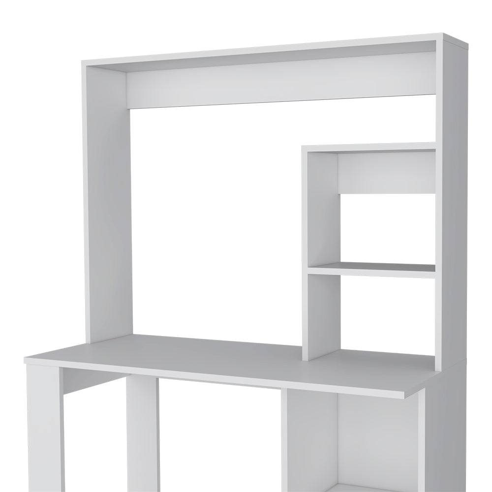 Desk Ryndon, Hutch, White Finish-3