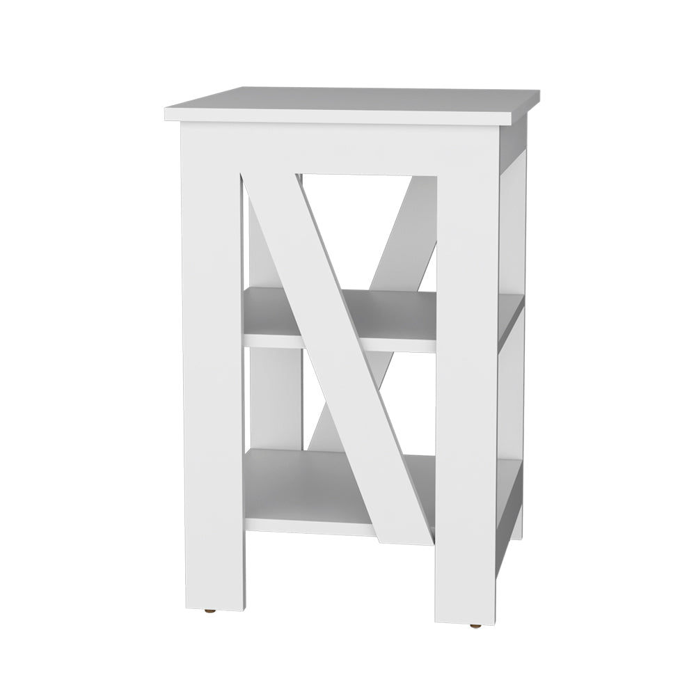 Side Table Rossville, Living Room, White-4