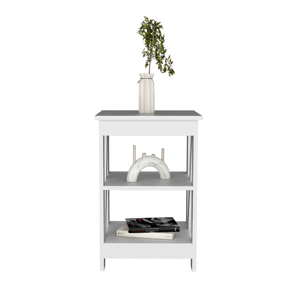 Side Table Rossville, Living Room, White-3