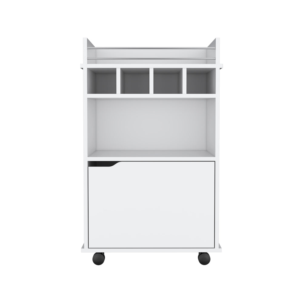 Bar Cart Kinsley, Living Room, White-1