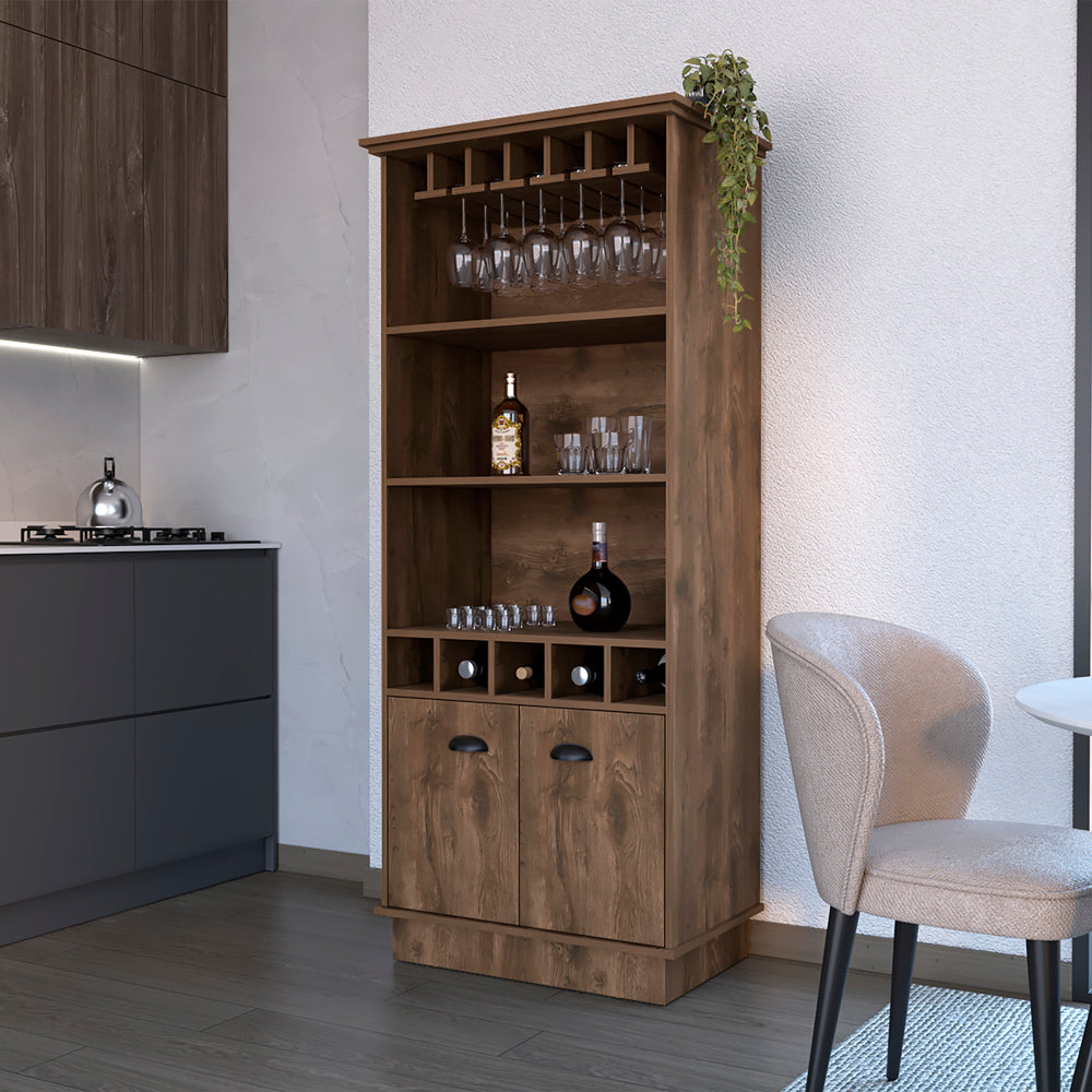 Bar Cabinet Taholah, Living Room, Dark Brown-0