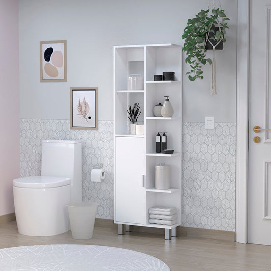 Linen Cabinet Derby, Bathroom, White-0