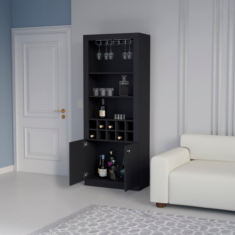 Bar Cabinet Nixon, Living Room, Black-3