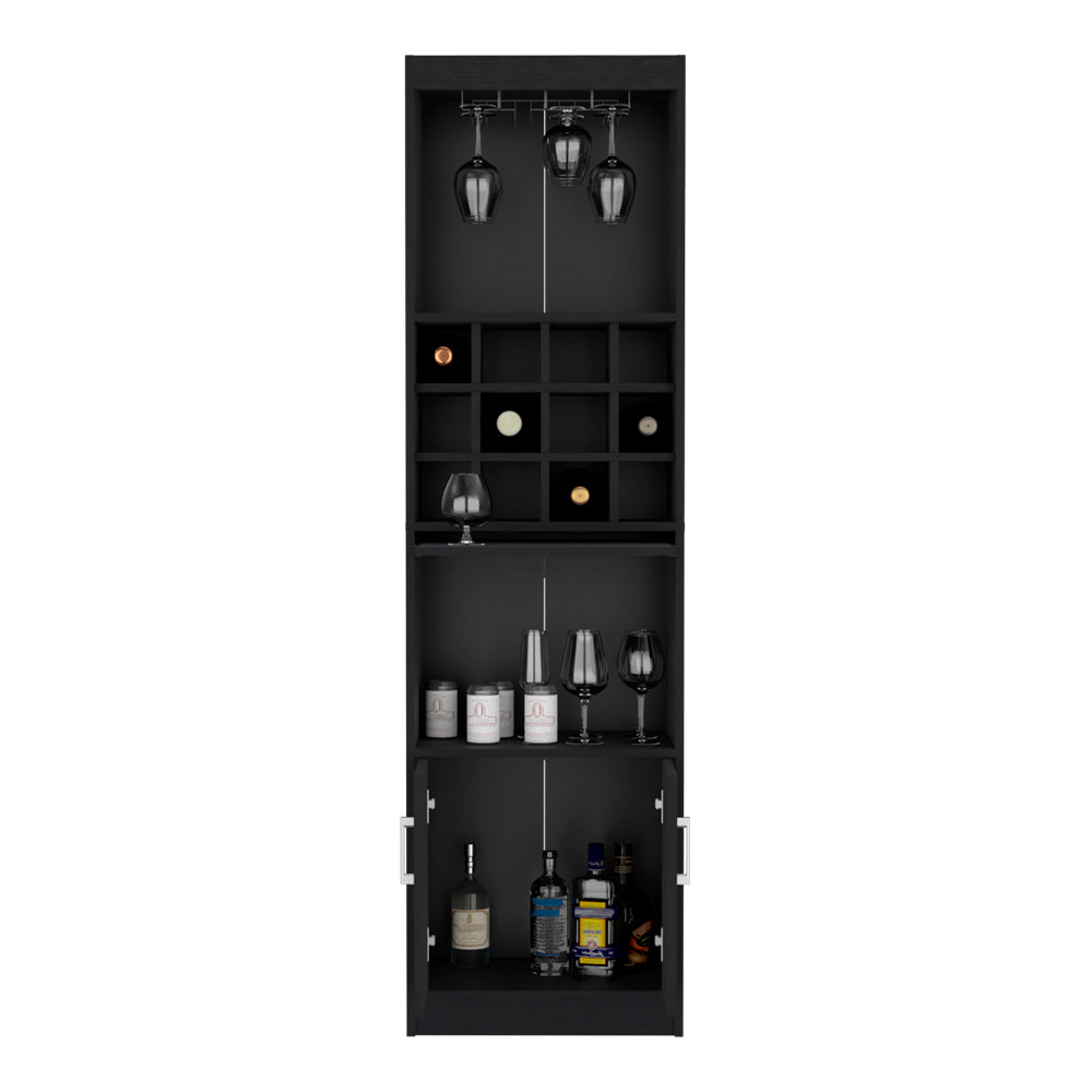 Bar Cabinet Fulton, Living Room, Black-4