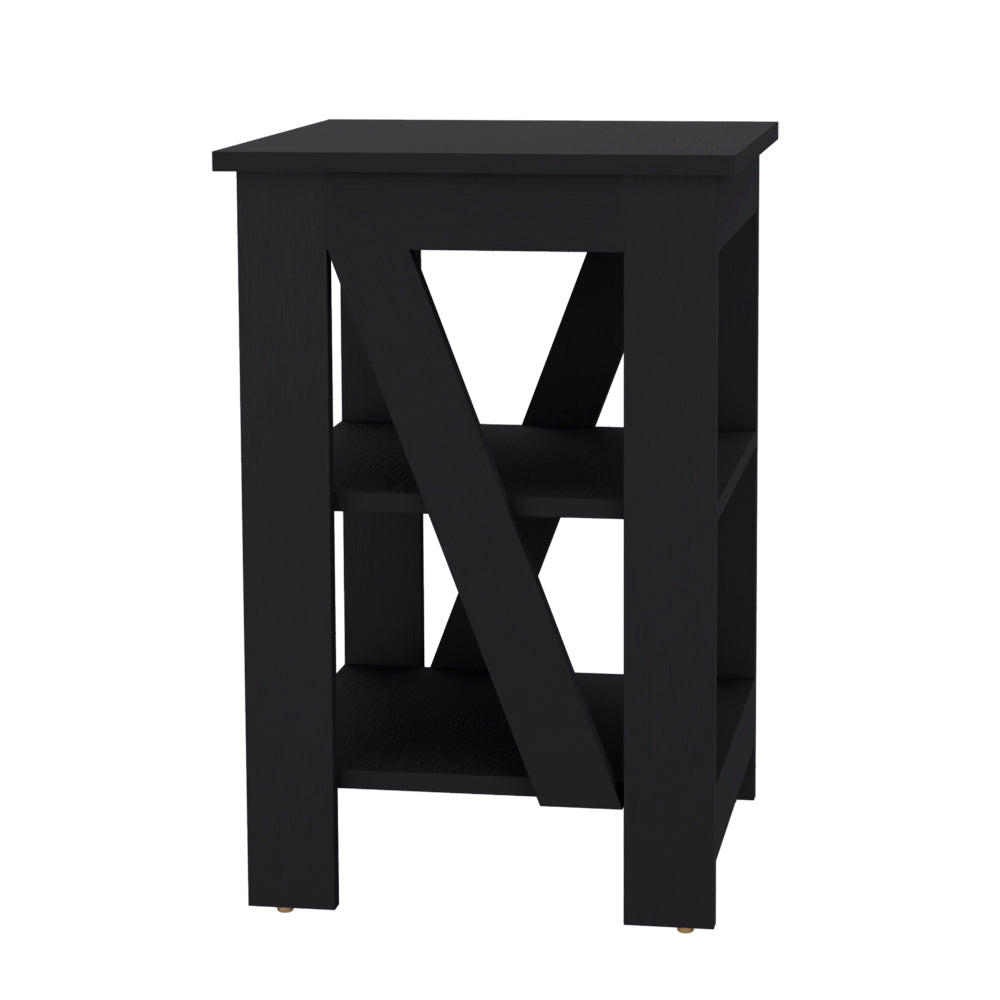 Side Table Rossville, Living Room, Black-4