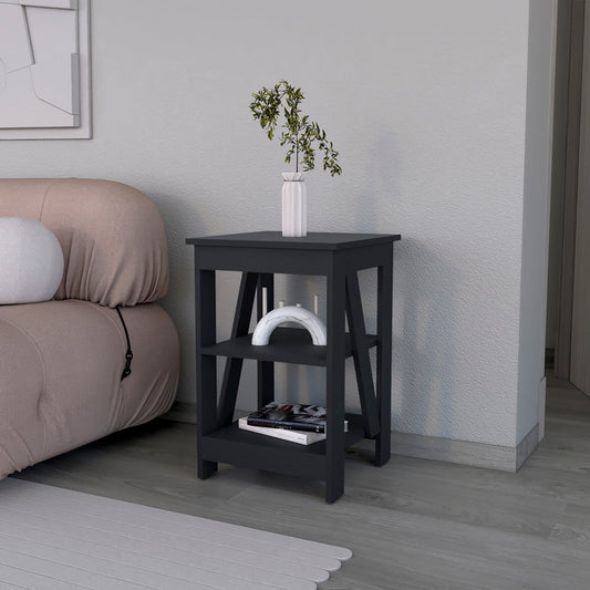 Side Table Rossville, Living Room, Black-0