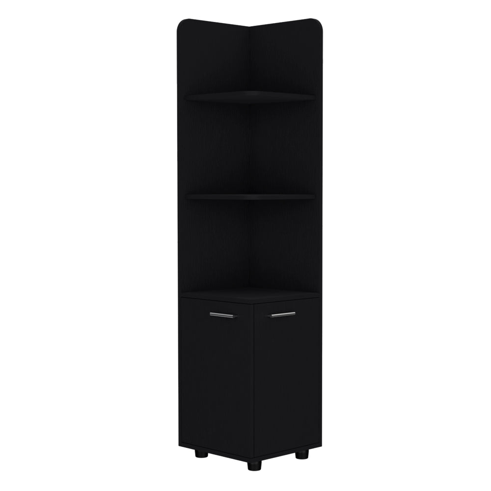 Freestanding Cabinet Kairatu , Bathroom, Black-2