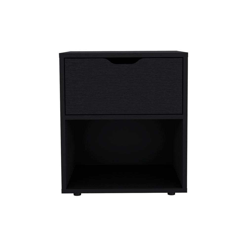 Nightstand Altheimer, Bedroom, Black-1