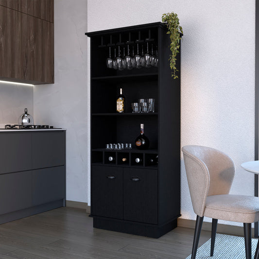 Bar Cabinet Taholah, Living Room, Black-0