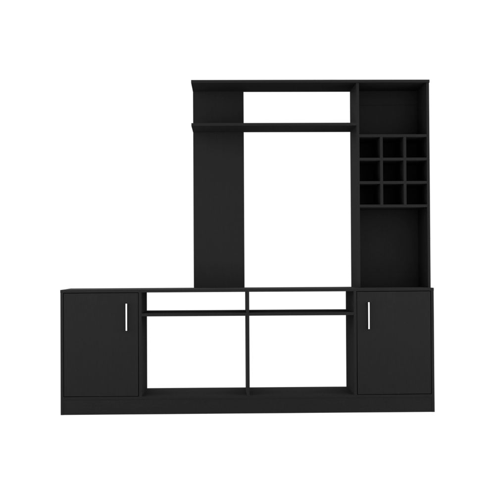 Entertainment Center Modoc For TV´s up 78", Black Wengue Finish-3