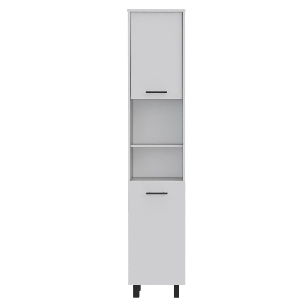 Pantry Cabinet Almada, Three Interior Shelves, White Finish-3