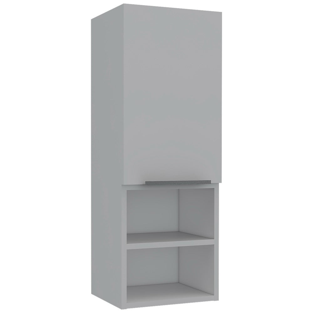 Medicine Cabinet Hazelton, Open and Interior Shelves, White Finish-3