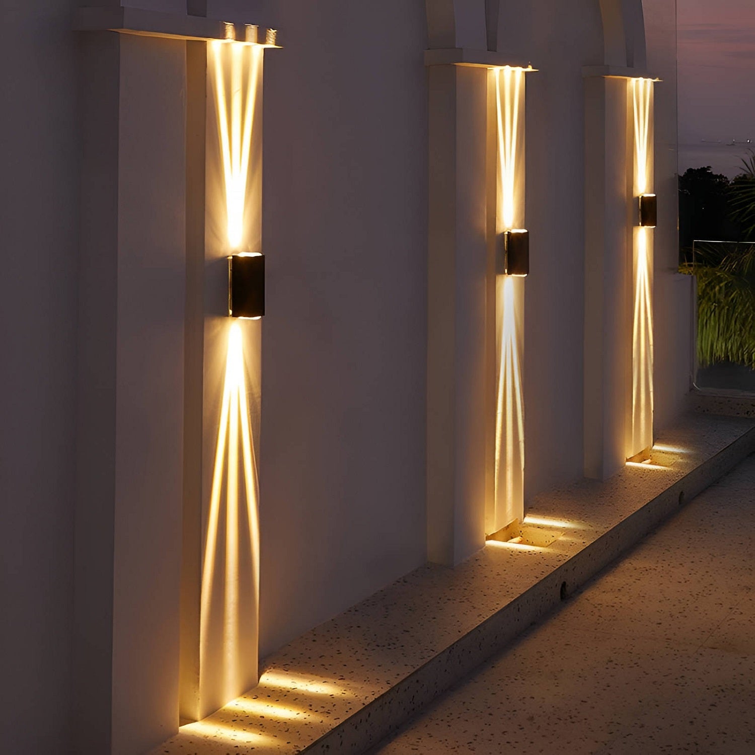 20W Outdoor 3 Beams Wall Light-2