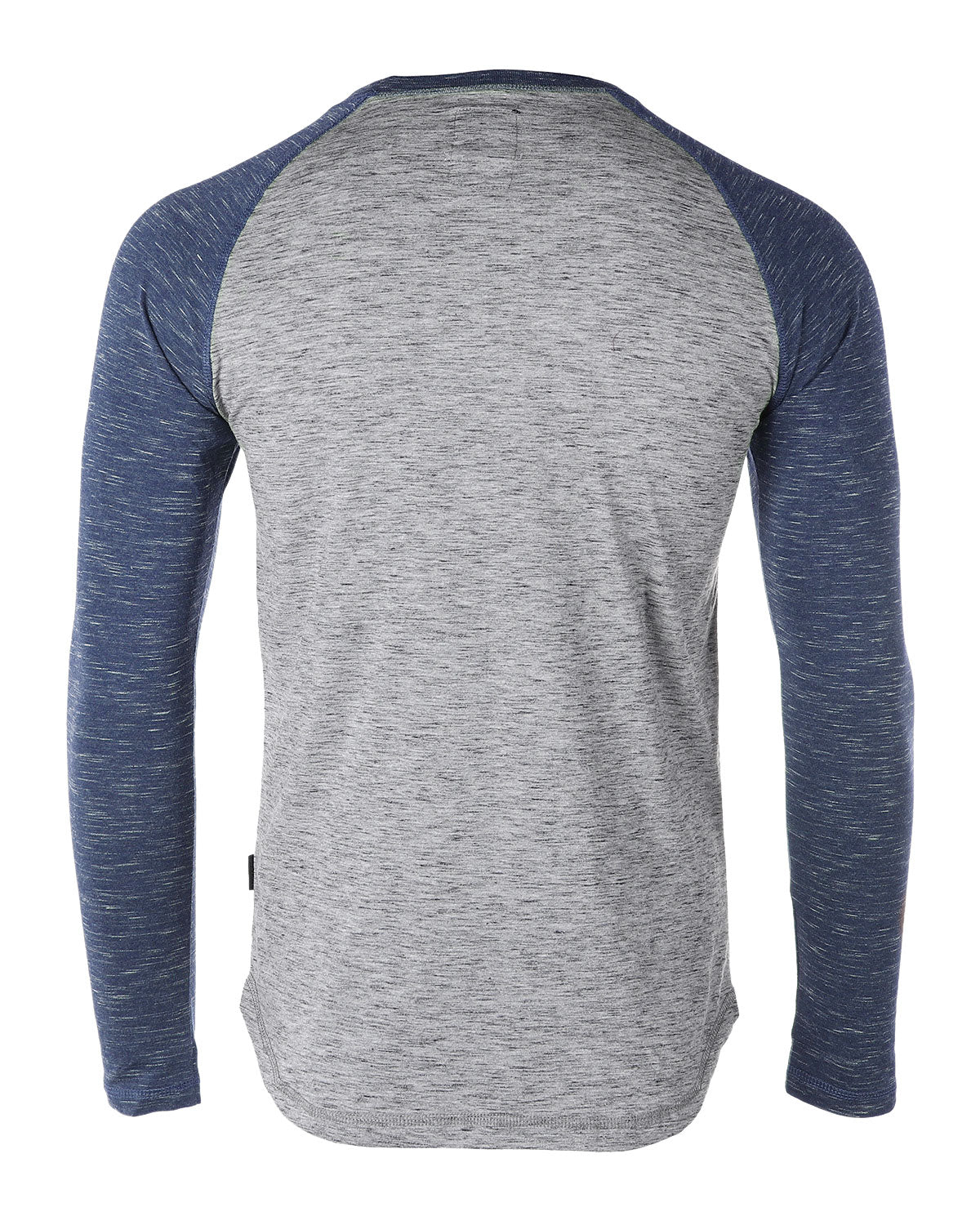 ZIMEGO Men Athletic Fit Baseball Retro Contrast Long Sleeve Raglan T-Shirt-2