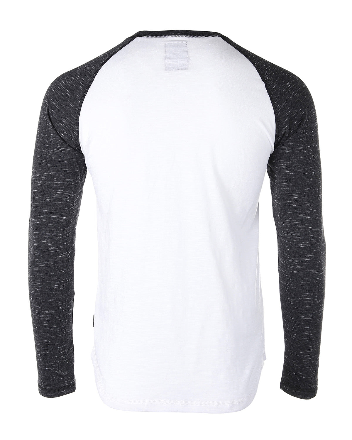 ZIMEGO Men Athletic Fit Baseball Retro Contrast Long Sleeve Raglan T-Shirt-3