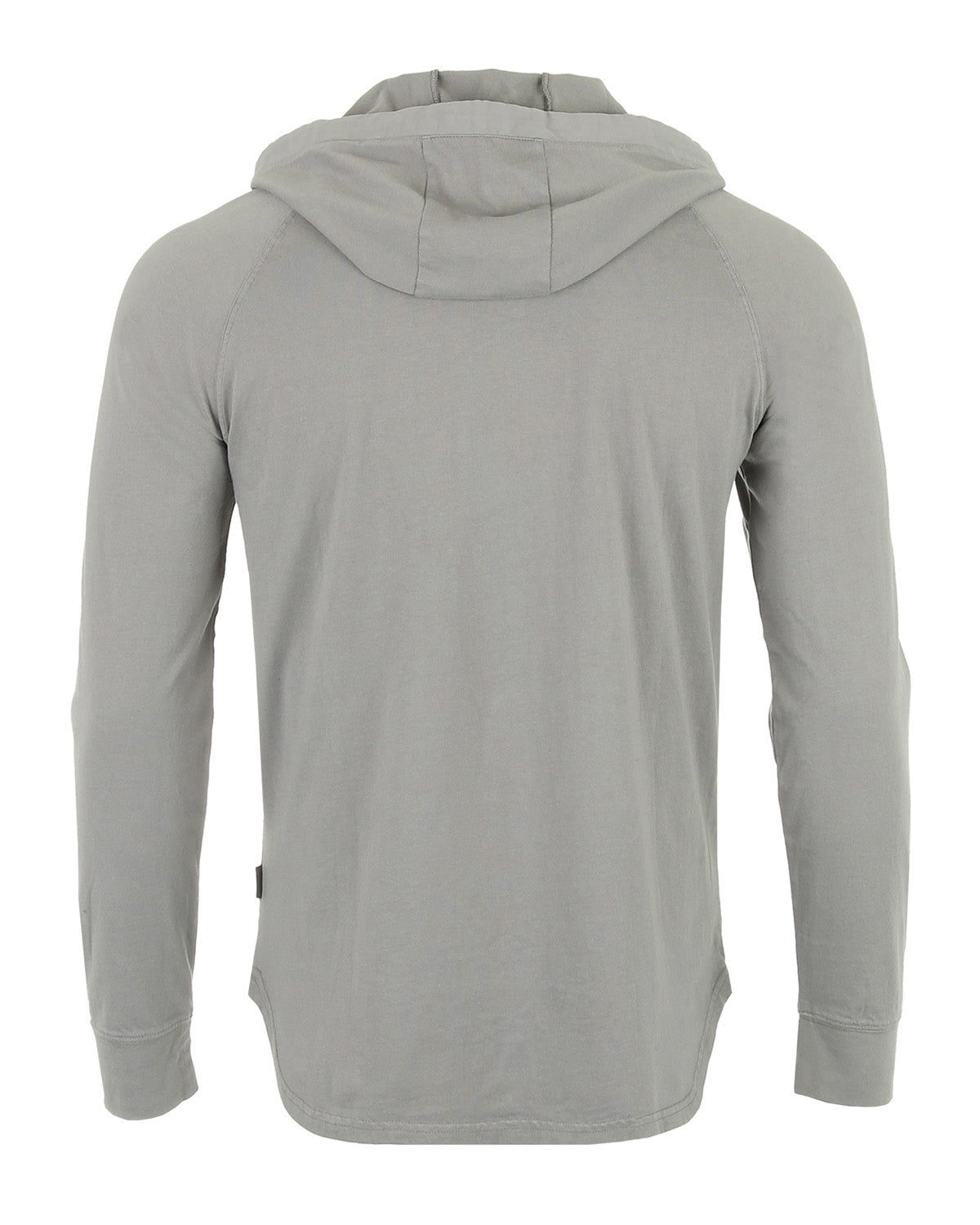 ZIMEGO Men's Pigment Dyed Hoodie - Athletic V Neck Long Sleeve Henley Pullover Shirt-3