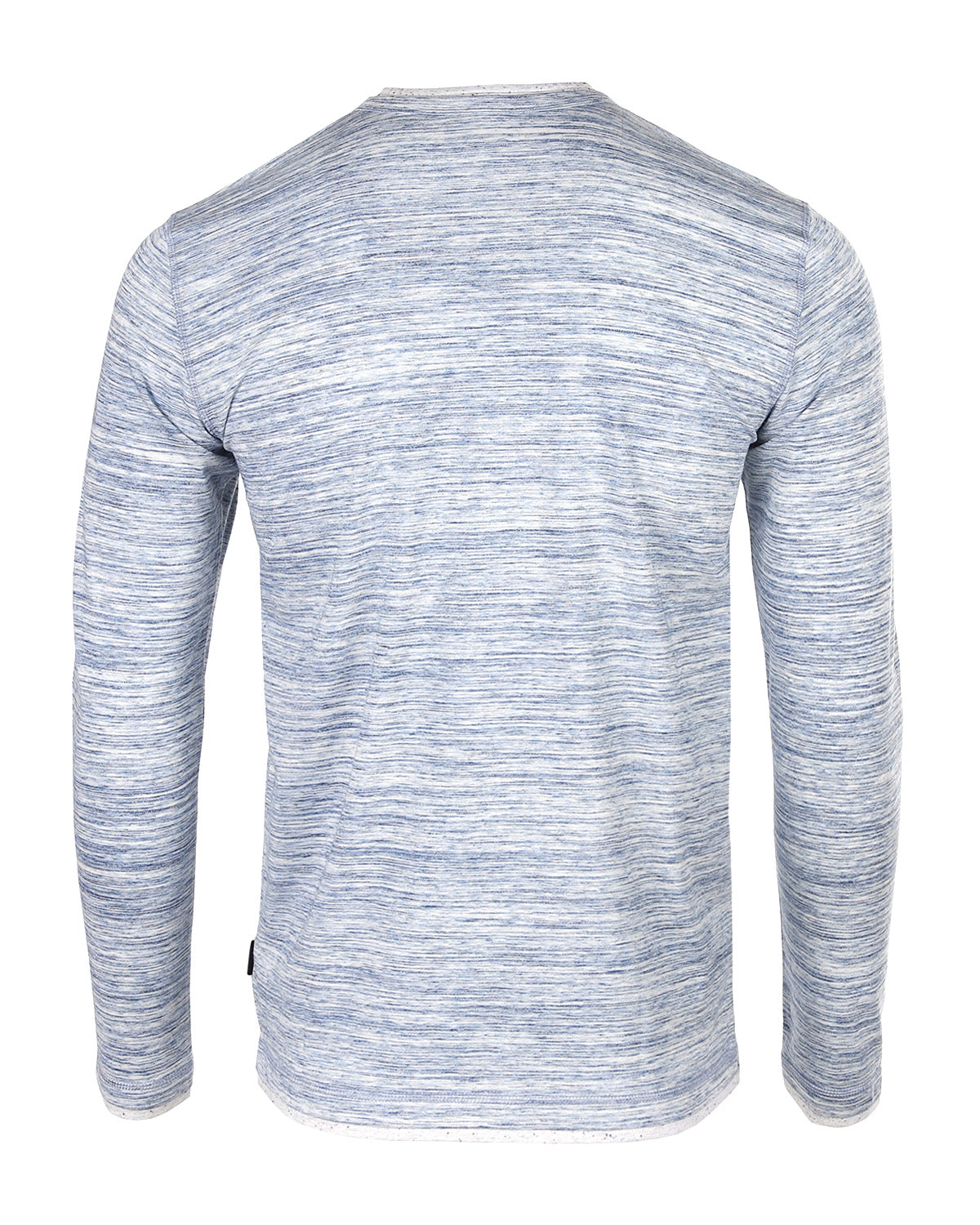 ZIMEGO Men's Long Sleeve Double Layered Y-Neck Fashion Henley - ZGLS247-3