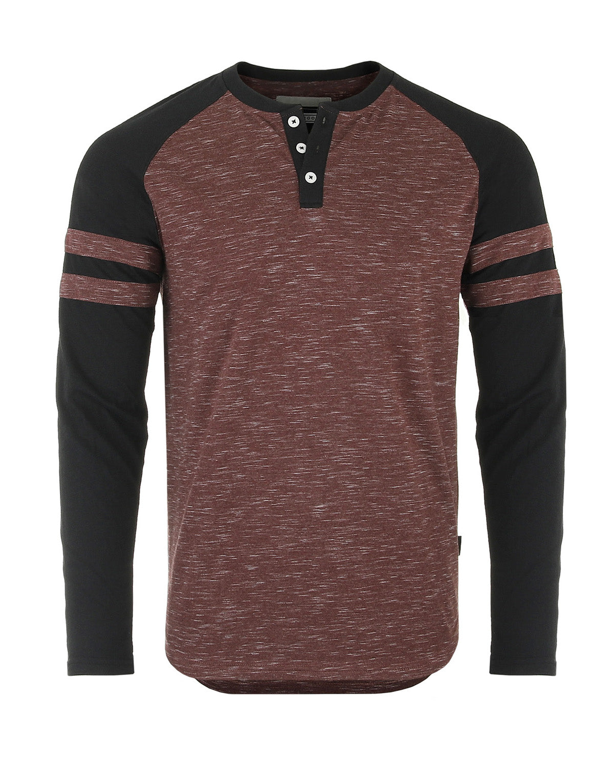 ZIMEGO Men’s Casual Long Sleeve Baseball Raglan Athletic Fashion Henley Shirt-0