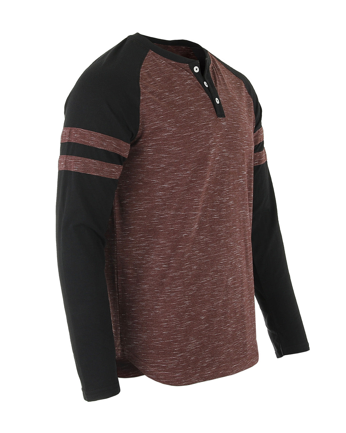 ZIMEGO Men’s Casual Long Sleeve Baseball Raglan Athletic Fashion Henley Shirt-1