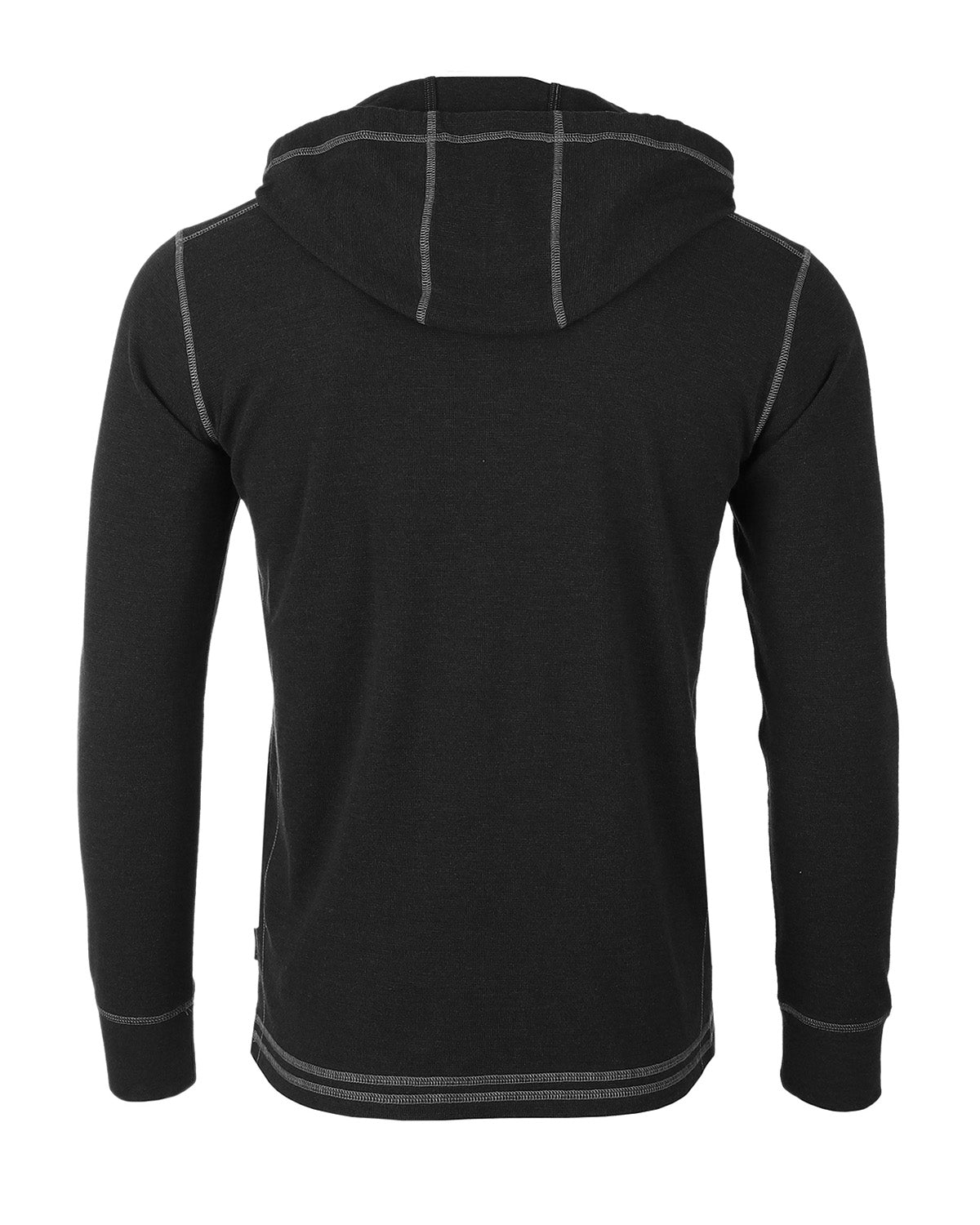 ZIMEGO Men's Thermal Long Sleeve Lightweight Fashion Hooded Henley-2