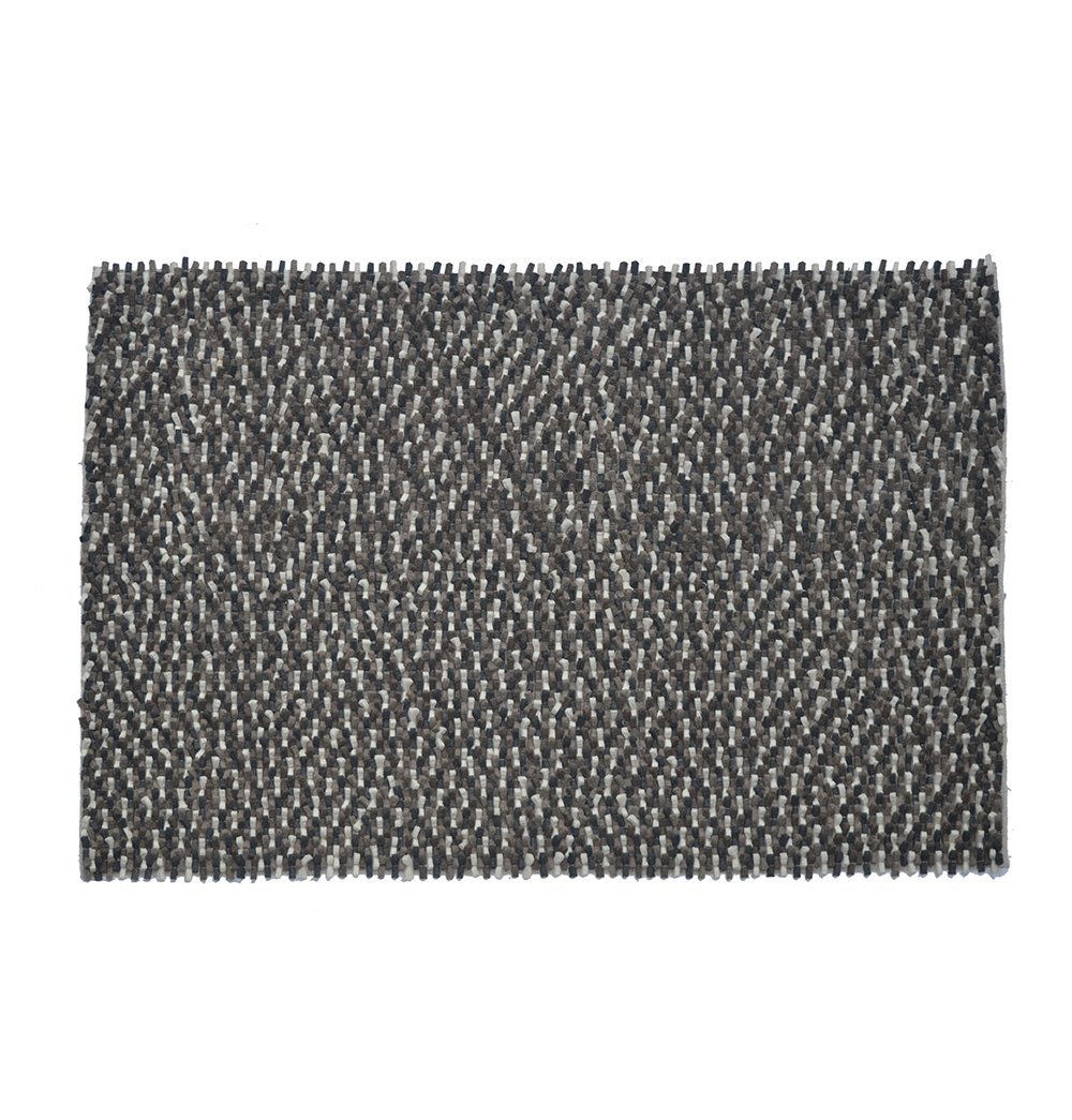 Chanda - Handmade Wool Braided Shaggy Rug-0