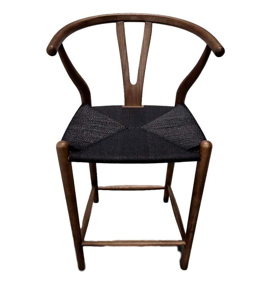 Dagmar Counter Stool - Walnut & Black Cord-0