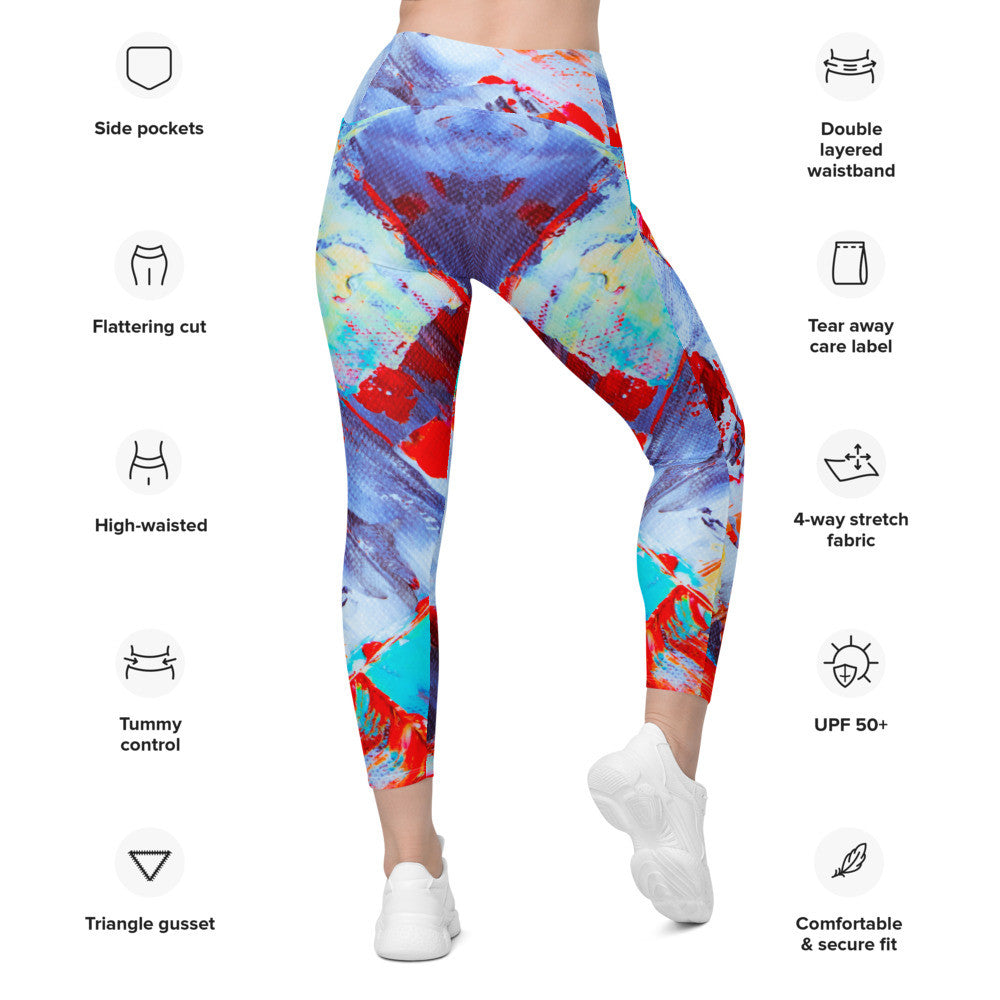 Gianneli Colours Leggings With Pockets-4