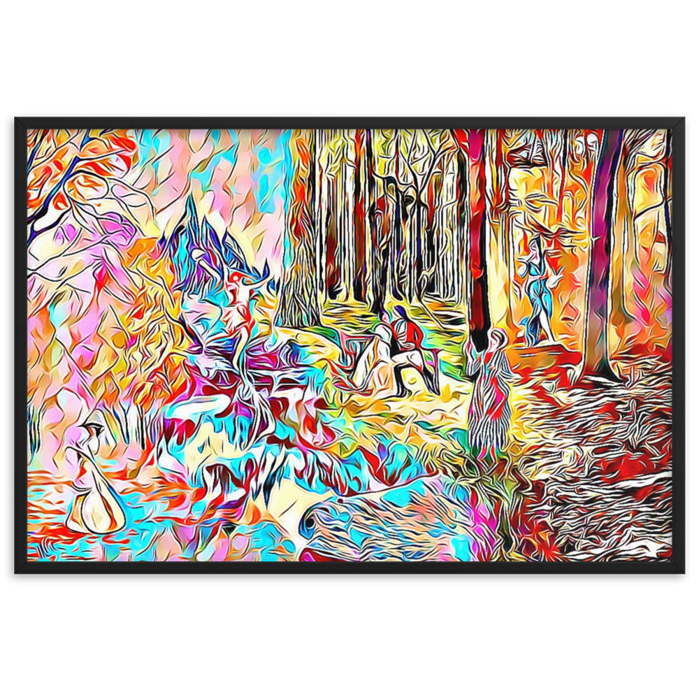 AMONG THE FOUR SEASONS YOU ARE THE FIFTH SENSE UPPER Framed Poster-0